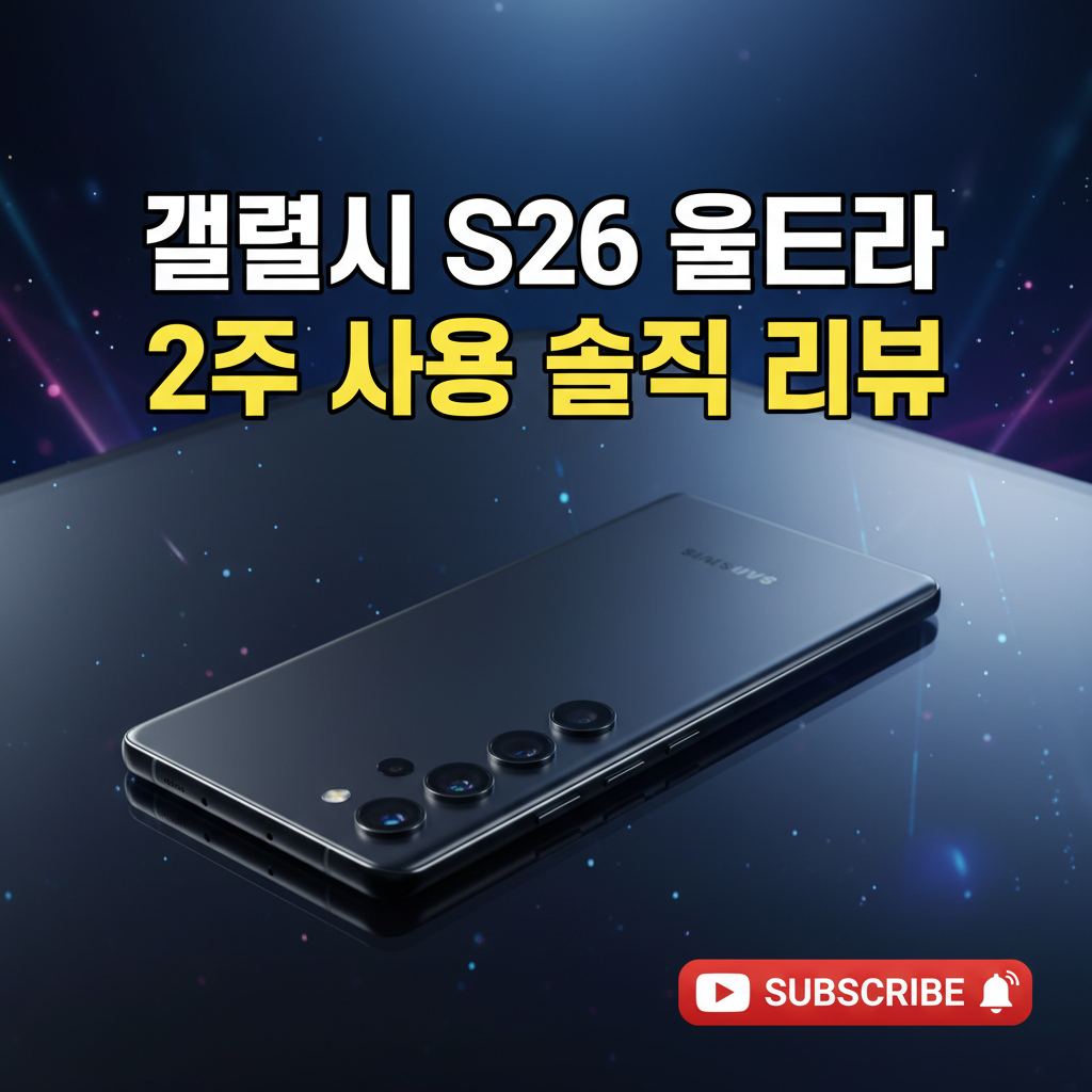 갤럭시 S26 울트라 2주 실사용 리뷰